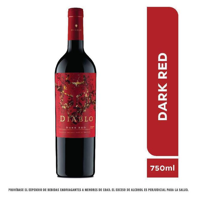 Oferta de VINO DARK RED BLEND CASILLERO DEL DIABLO 750 ml por $69930 en Carulla