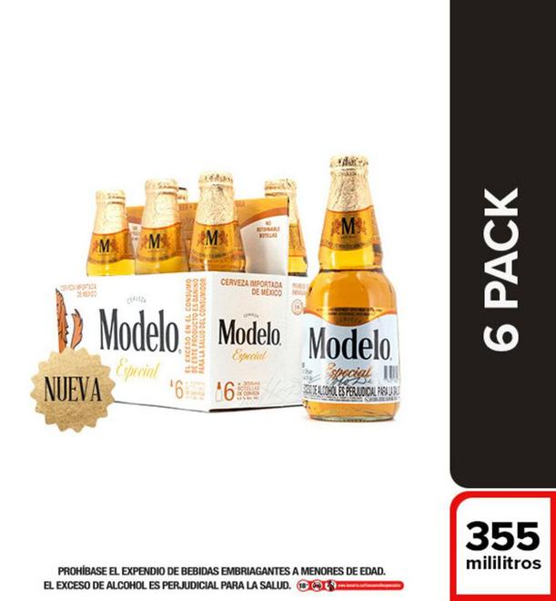Oferta de Sixpack Cerveza Especial NRB MODELO 2130 ml por $33120 en Carulla