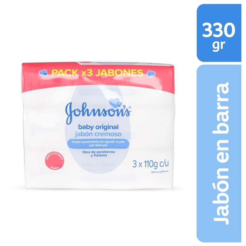 Oferta de JABON JOHNSONS ORIGINAL BABY 110 g OFERTA por $4233 en Farmacia San Jorge