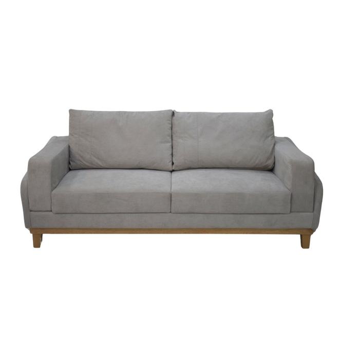 Oferta de Sofa 3pts Baram Tela/gris por $2757300 en FUN Fábricas Unidas