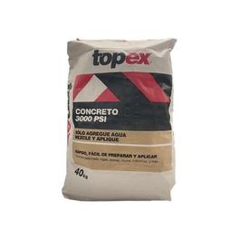 Oferta de Concreto Seco Topex 3000psi 40kg por $38900 en Homecenter