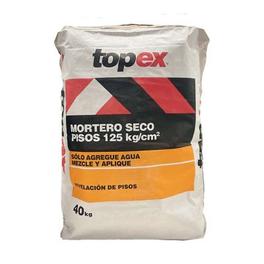 Oferta de Mortero Topex Seco Estruc. 125kg/C2 40kg por $20900 en Homecenter