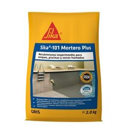 Oferta de Sika-101 Mortero Plus Recubrimiento impermeable Gris 2kg por $16900 en Homecenter