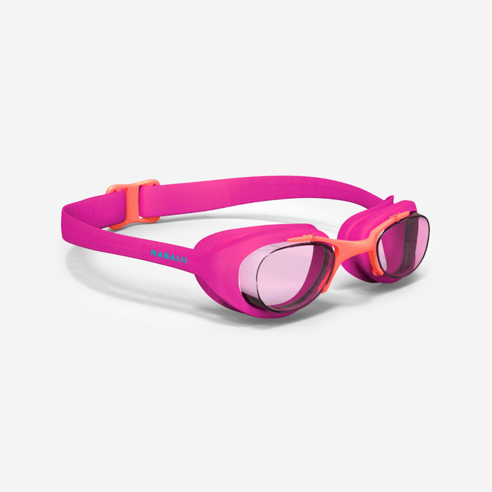 Oferta de Gafas de natación ajustables para Niños Nabaiji Xbase 100 rosa por $25000 en Decathlon