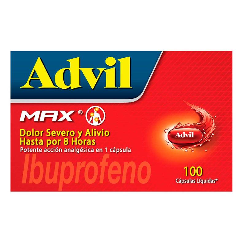 Oferta de CAJA - Advil Max Sobre X 4 Caps por $184000 en Droguerías Colsubsidio