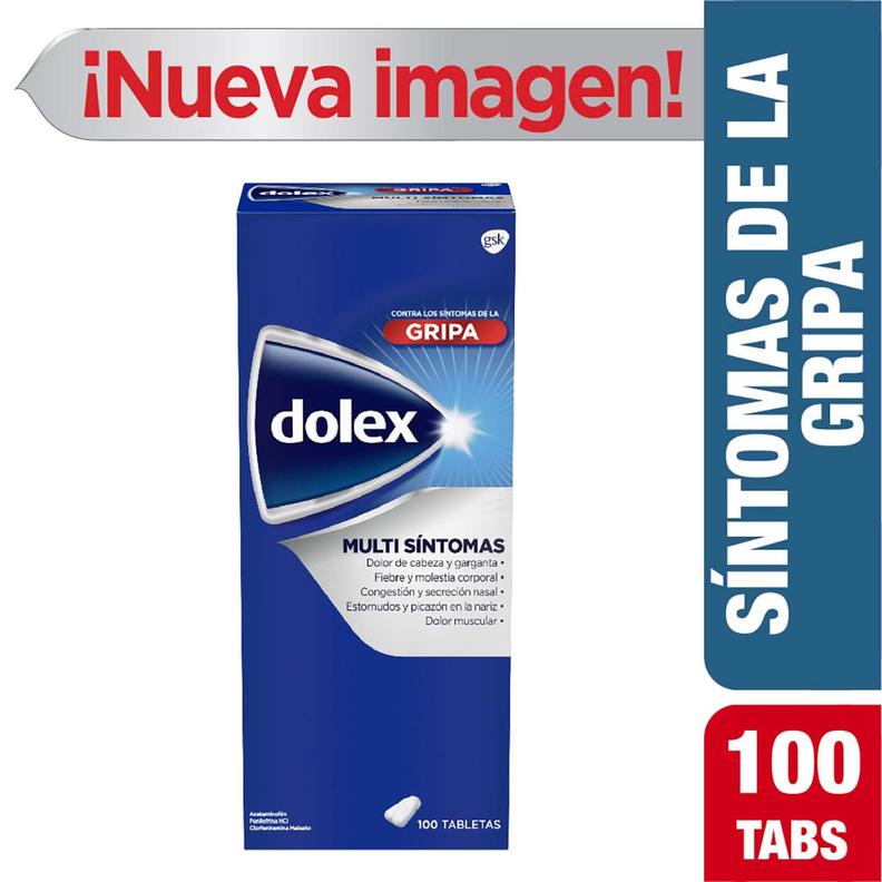 Oferta de Dolex Gripa Alivia Multisíntomas de La Gripa X100 Tabs por $4968 en Droguerías Colsubsidio