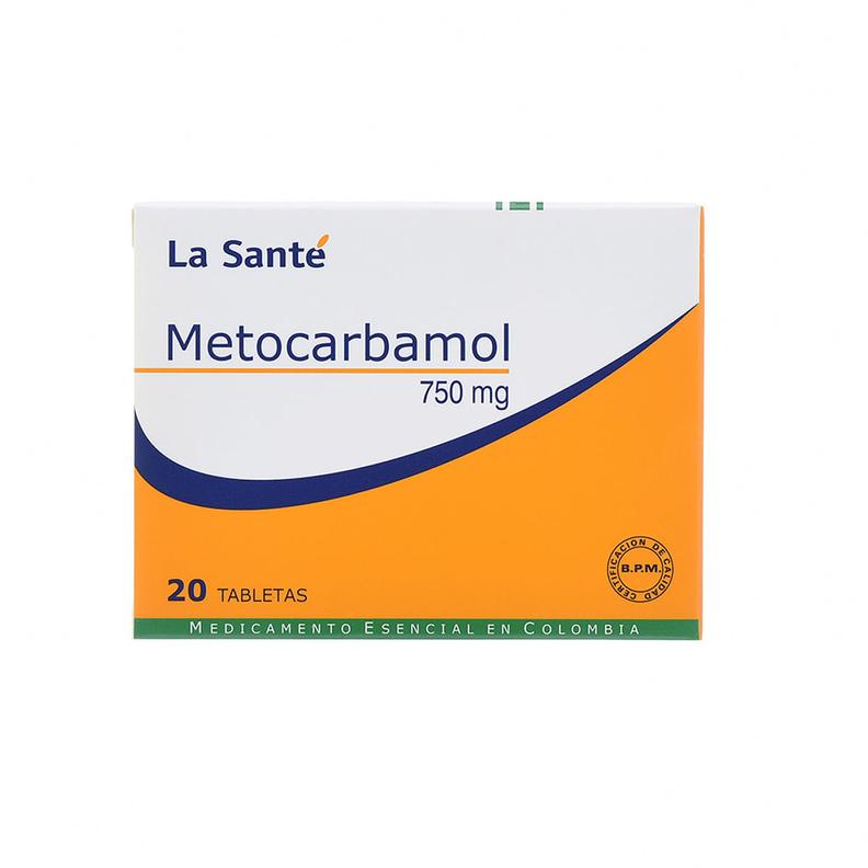 Oferta de Metocarbamol 750 mg Tableta La Santé por $10375 en Droguerías Colsubsidio