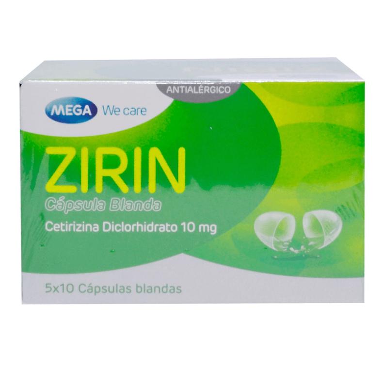Oferta de Zirin 10 Mg Cápsula Blanda por $11350 en Droguerías Colsubsidio