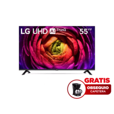 Oferta de Televisor LG 55" (139,7cm) UHD 4K Smart Tv Negro 55UR7300PSA.AWCQ por $1969000 en Electrojaponesa