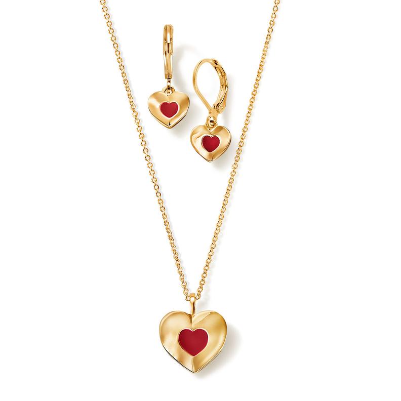 Oferta de Set Collar + Aretes Gold Love por $94000 en Ésika