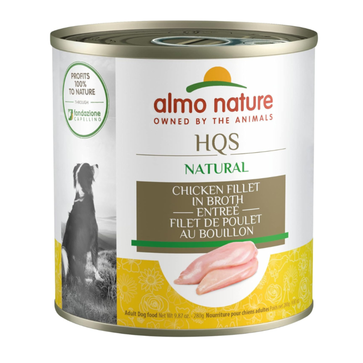 Oferta de Almo Nature HQS Natural Entrée Chicken Fillet Dog Wet Food por $5,99 en Kanu