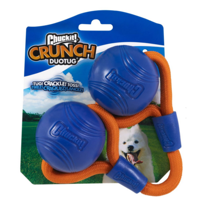 Oferta de Chuckit! Dog Toy Crunch Ball Medium Duo Tug por $13,99 en Kanu