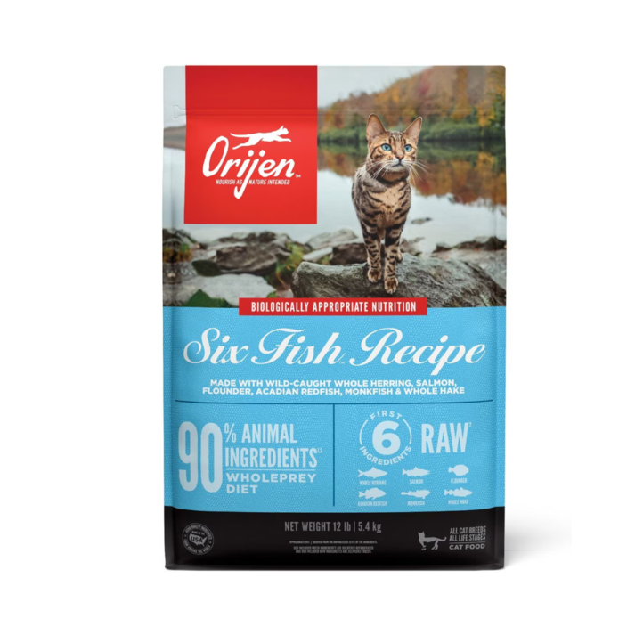 Oferta de Orijen Six-Fish Gran-Free Cat Dry Food por $31,99 en Kanu