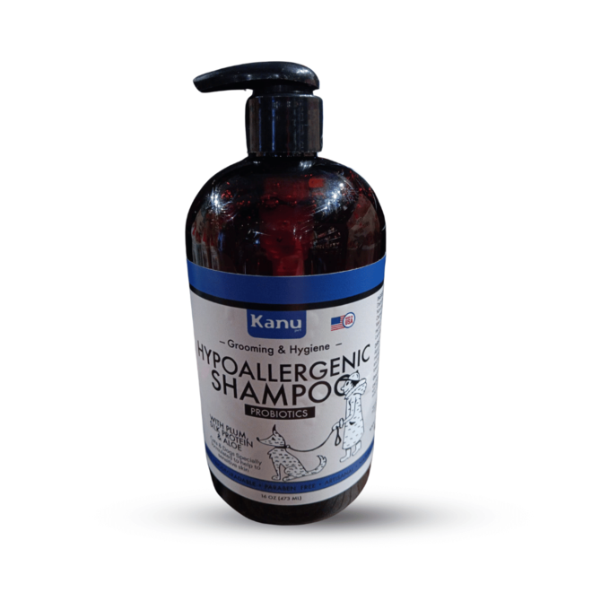 Oferta de Kanu Pet Plum Hypoallergenic With Silk Protein Dogs & Cats Shampoo por $14,38 en Kanu