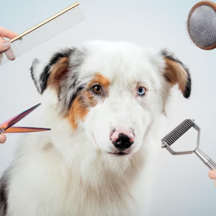 Oferta de Dog Full Grooming Service por $65 en Kanu