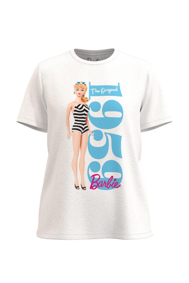 Oferta de Camiseta manga corta de Barbie clásica por $34900 en Koaj