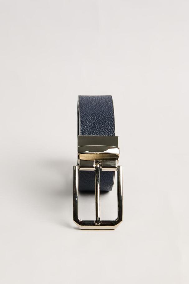 Oferta de Cinturón masculino para hombre, con hebilla cuadrada en color azul oscuro por $29900 en Koaj