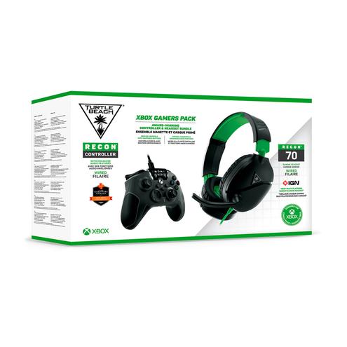 Oferta de Combo Control + Audífonos de Diadema 70P TURTLE BEACH <br>Alámbricos Recon para Xbox Series S|X por $299900 en Ktronix