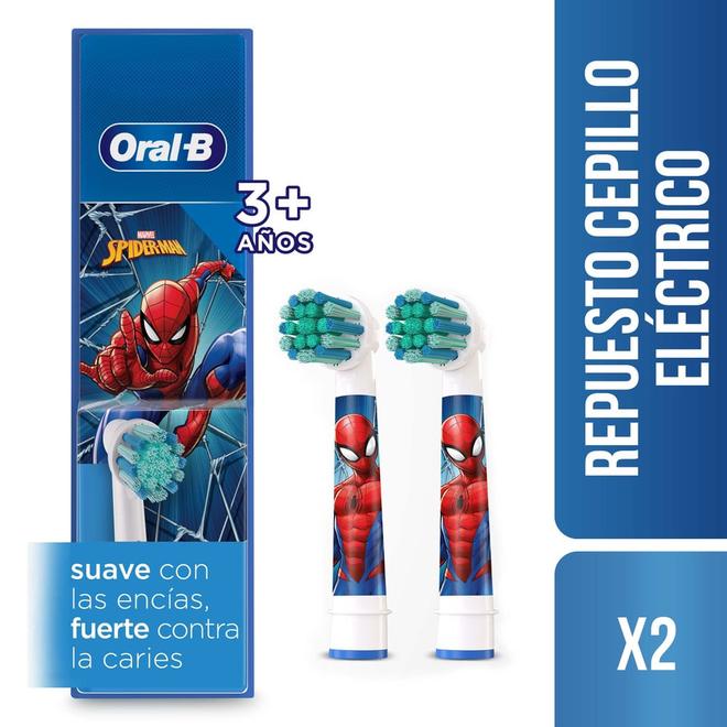 Oferta de Repuesto para Cepillo Electrico Oral-B Marvel Spider-Man x 2und por $42350 en Locatel