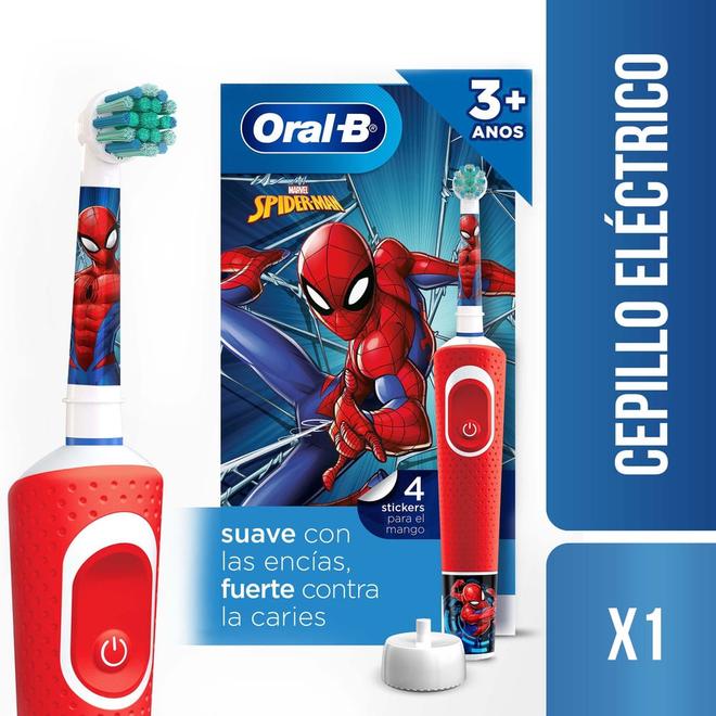 Oferta de Cepillo Dental Electrico Oral-B Marvel Spider-Man X 1und por $146350 en Locatel