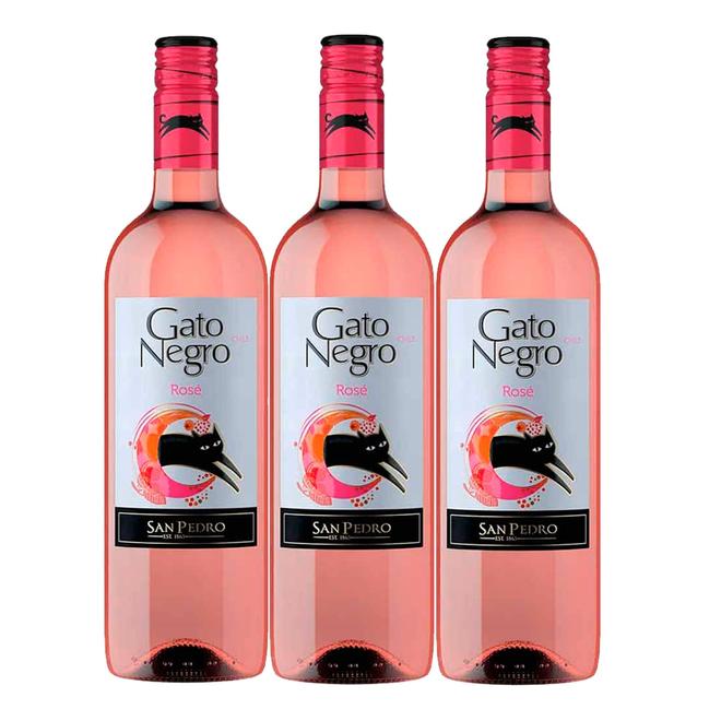 Oferta de Oferta Vino GATO NEGRO rosado 2x3 x750 ml por $95800 en Mercaldas