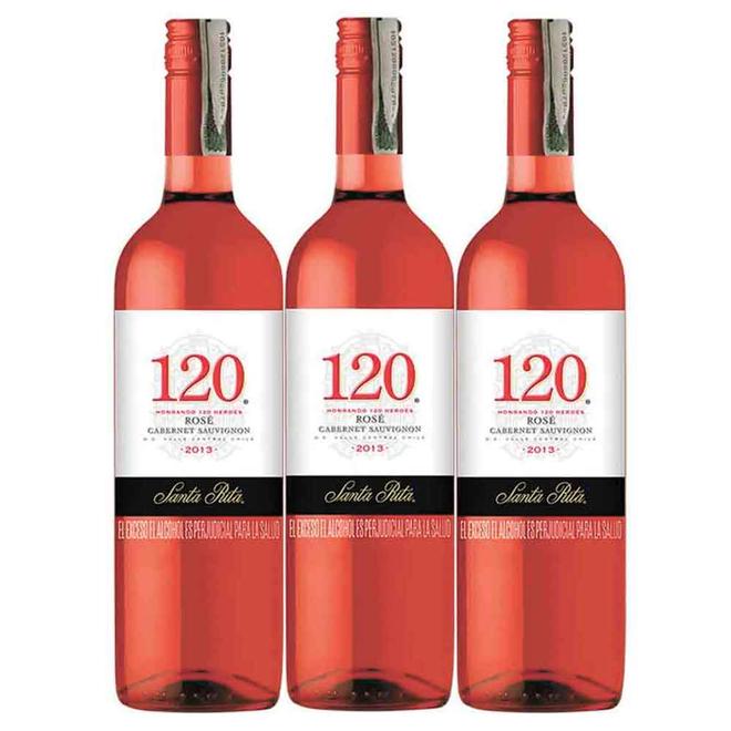 Oferta de Vino SANTA RITA rosado x750 ml 2x3 por $147800 en Mercaldas