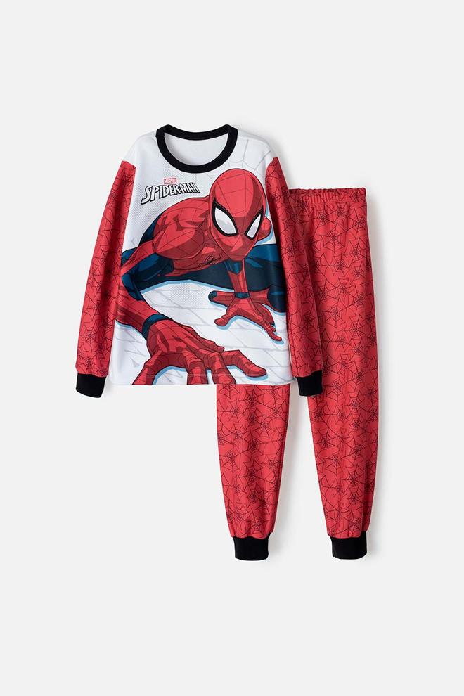 Oferta de Pijama de Spider-Man roja de pantalón largo para niño por $74995 en MIC