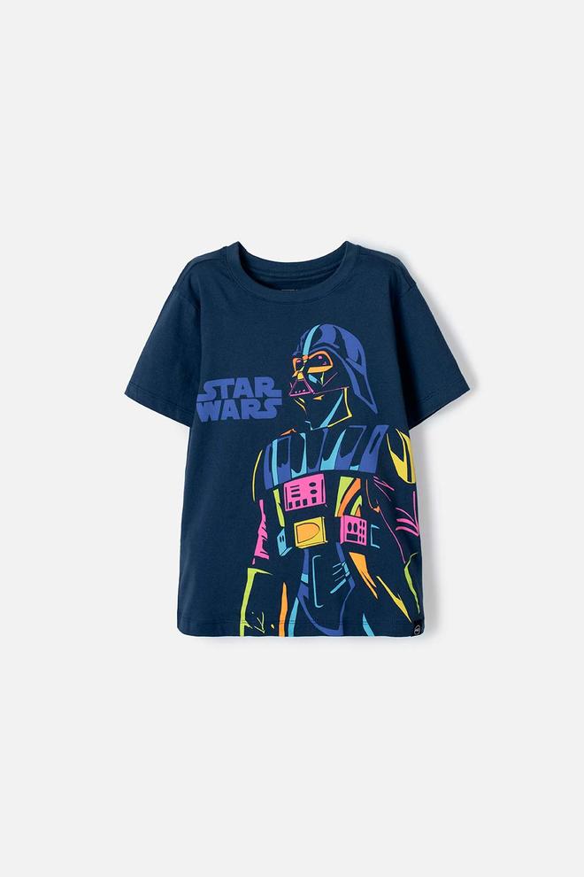 Oferta de Camiseta de Star Wars manga corta azul para niño por $41993 en MIC