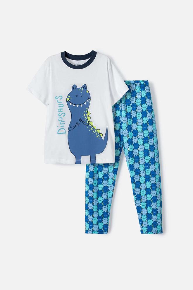Oferta de Pijama de Mic con pantalón largo azul y blanco para niño por $53994 en MIC