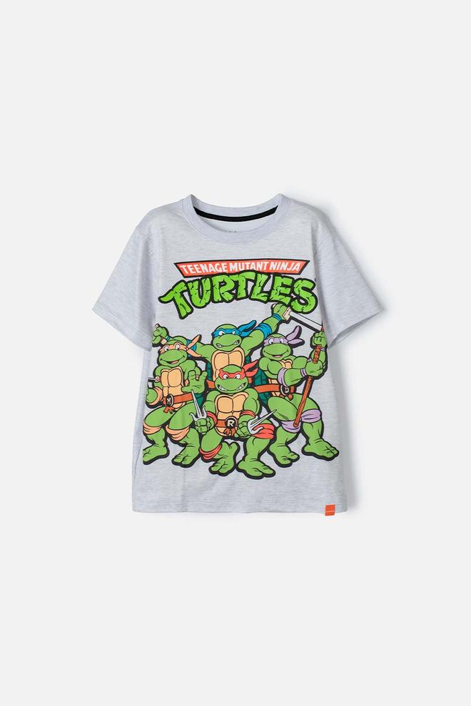 Oferta de Camiseta de Las Tortugas Ninja manga corta blanca para niño por $41993 en MIC