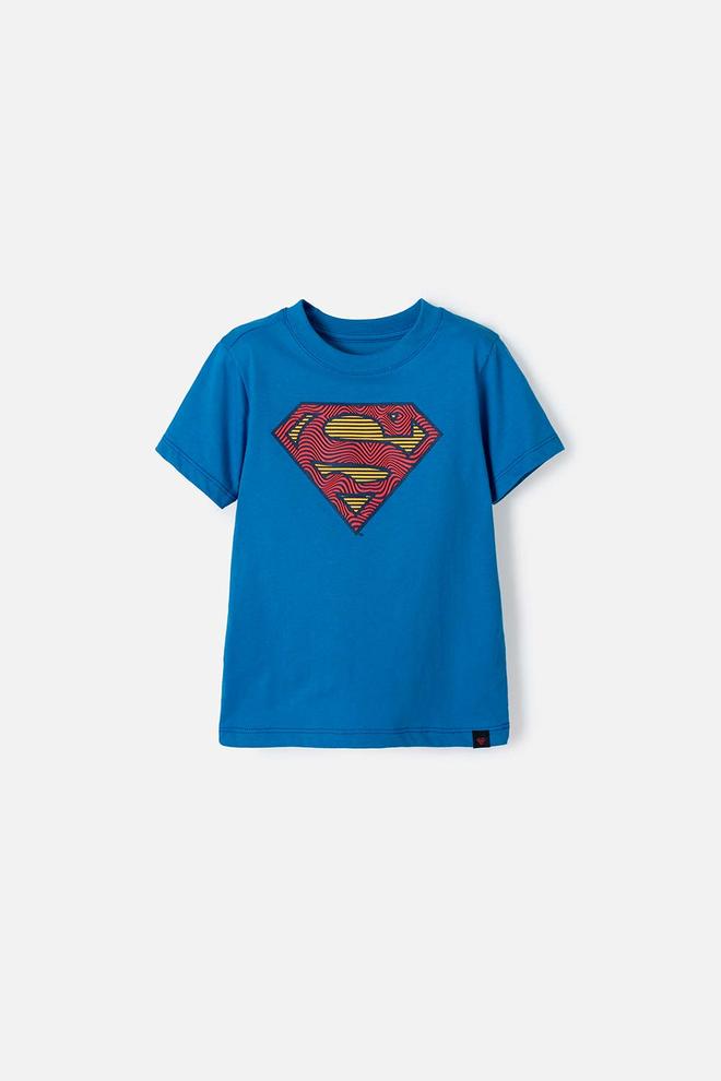 Oferta de Camiseta Superman Iconica azul rey para niño 2t a 5t por $34993 en MIC