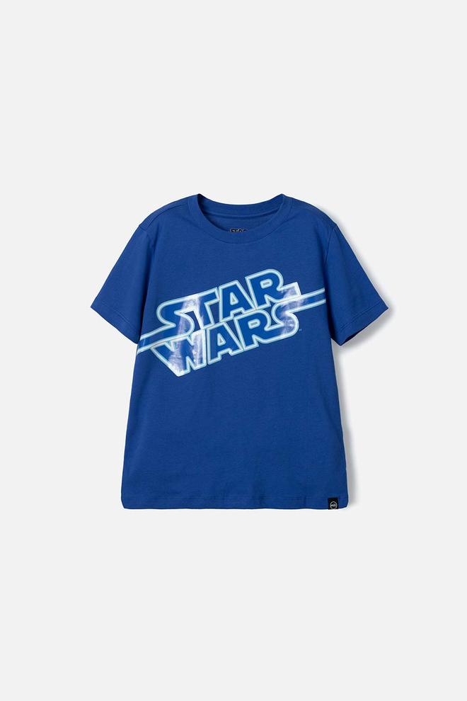 Oferta de Camiseta Star Wars manga corta azul para Niño por $43992 en MIC