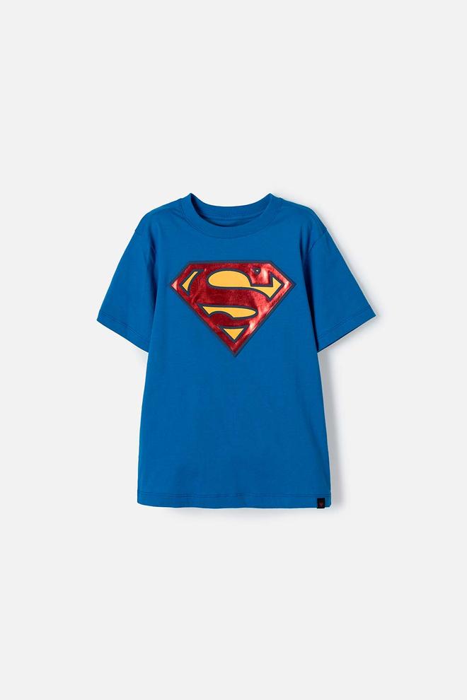 Oferta de Camiseta de Superman manga corta azul para niño por $38493 en MIC