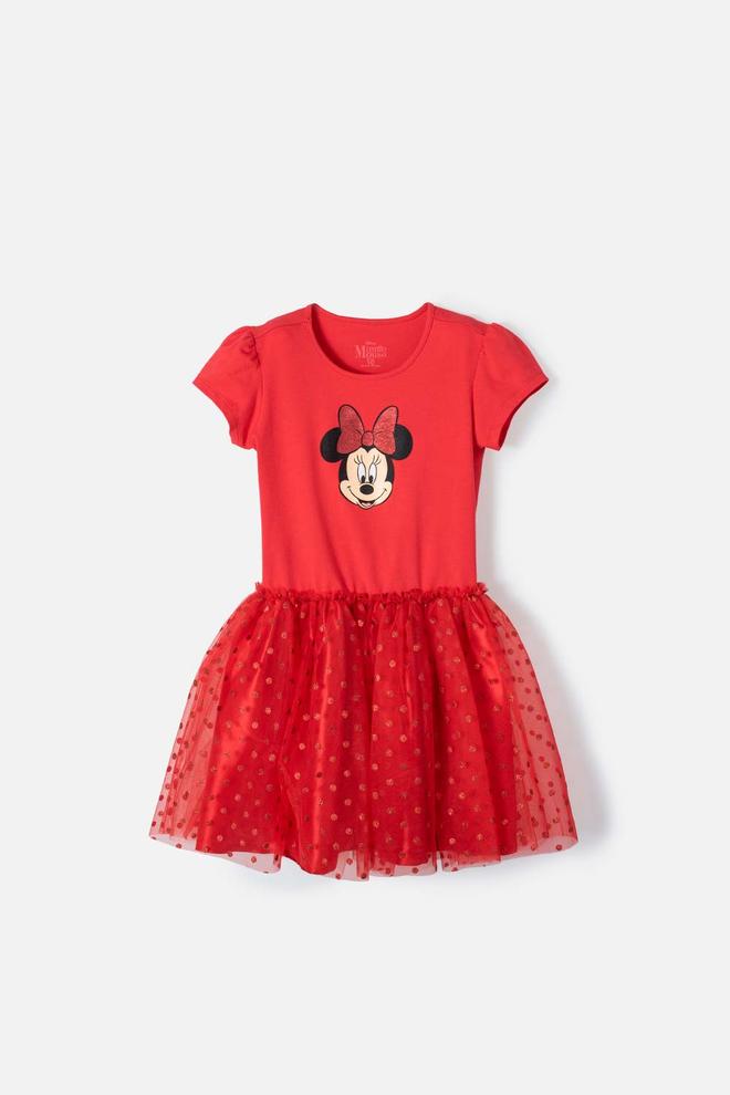 Oferta de Vestido de Minnie mouse rojo con falda de tutú para niña por $63996 en MIC
