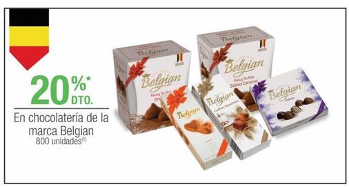 Oferta de En chocolatería de la marca Belgian en Jumbo