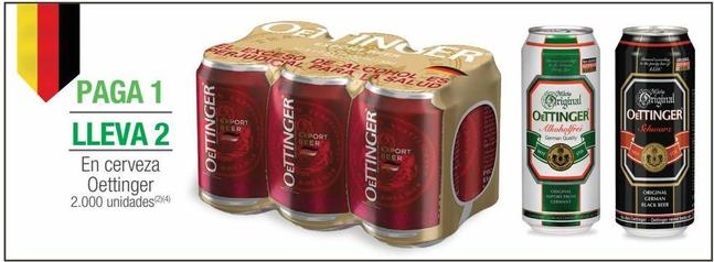 Oferta de En cerveza Oettinger en Jumbo